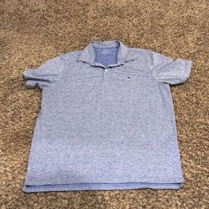 Vineyard Vines Heathered Blue Polo Shirt XL